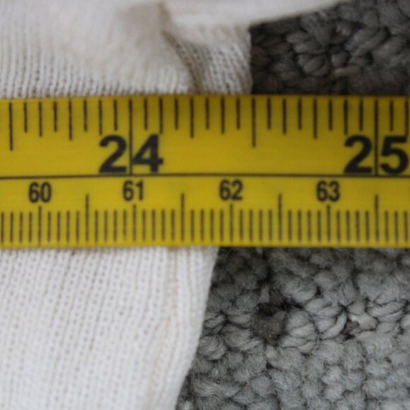 Jones New York Cardigan Womens XL White Solid Open Front Long Sleeve Cotton NWT - Picture 8 of 9